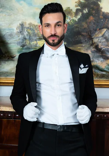 The butler getting fucked