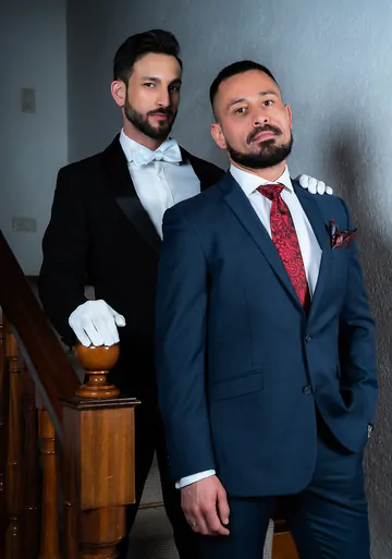 The butler getting fucked