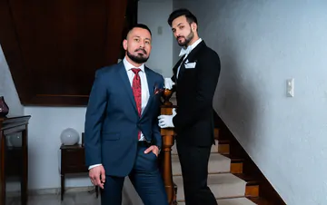 The butler getting fucked