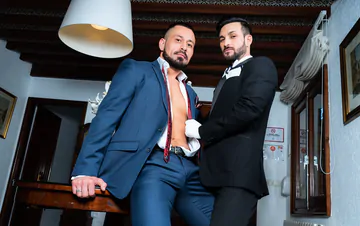 The butler getting fucked