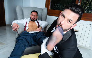 The butler getting fucked