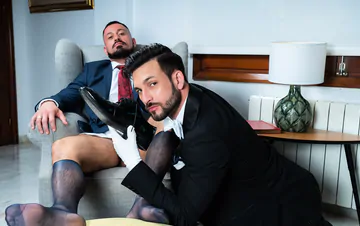 The butler getting fucked