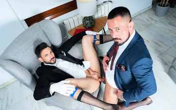 The butler getting fucked