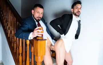 The butler getting fucked