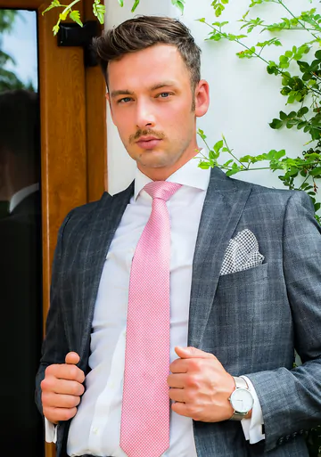 Guys in suits fucking in a pool