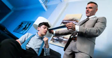 Business man fucking his apprentice