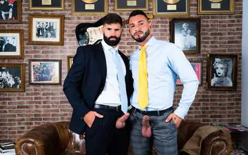 Man with a beard gets fucked