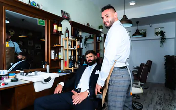 Man with a beard gets fucked