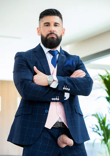 Well dressed guys having sex