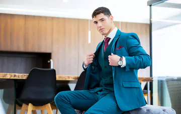 Well dressed guys having sex