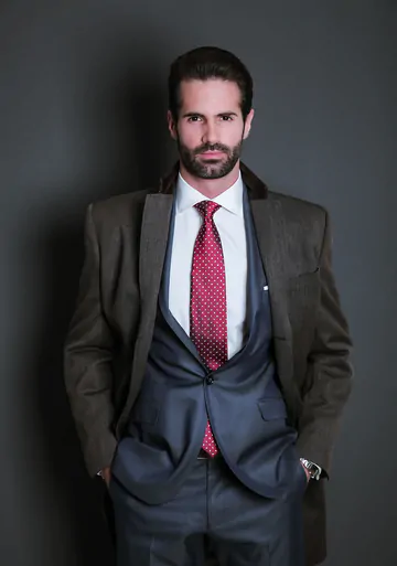 Business men having gay sex