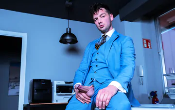 Men having sex at the office