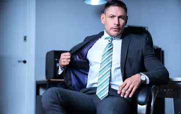 Gay men in suits fucking