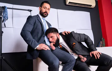 Gay men with beards fucking