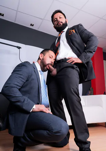 Gay men with beards fucking