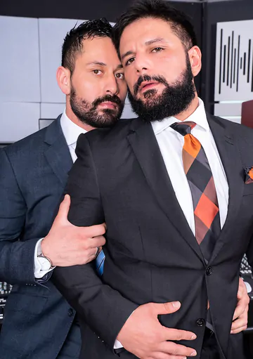 Gay men with beards fucking