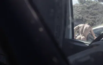 Dato Foland fucking ass outdoors