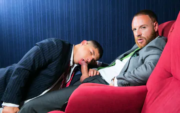 Bastian Karim getting a facial