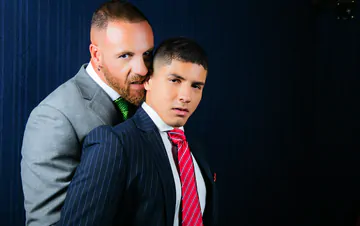 Bastian Karim getting a facial