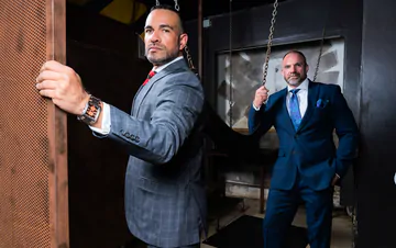 Kinky men having a threesome