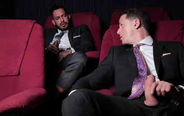 Fat cock guys at the cinema