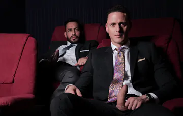 Fat cock guys at the cinema