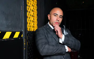 Bald hunk gets rimmed and fucked