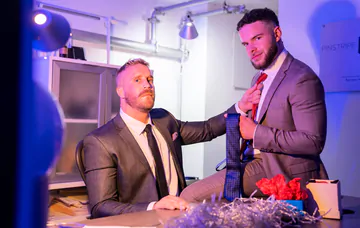 Gays having office sex