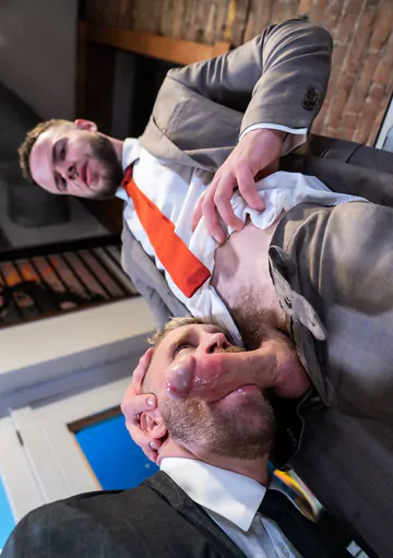 Gays having office sex