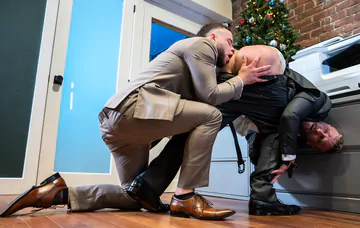 Gays having office sex