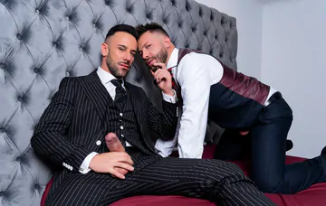 Gay men having kinky sex