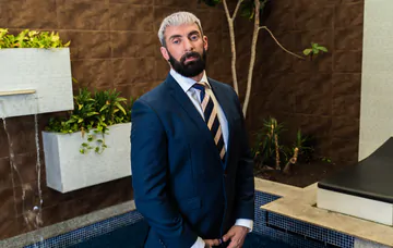 Hairy bearded man getting fucked