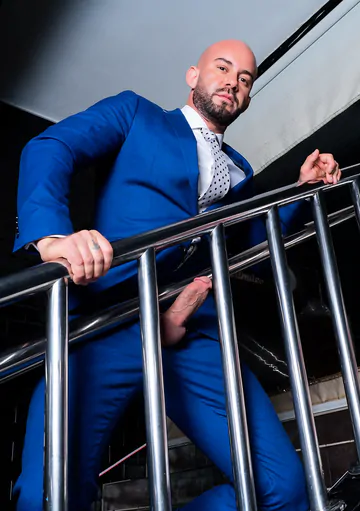 Bald man with a thick dick fucking