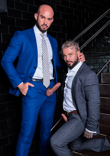 Bald man with a thick dick fucking