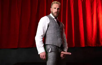 Men in suits sucking dick