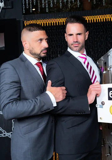 Kinky gay men having sex