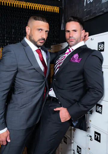 Kinky gay men having sex