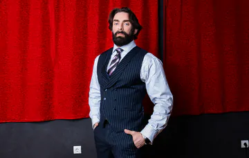 Man with a curved cock gets fucked