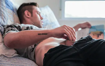 Ricky Blue fucking a bearded man