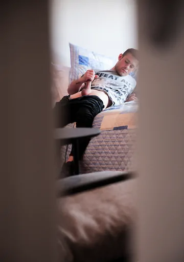 Ricky Blue fucking a bearded man