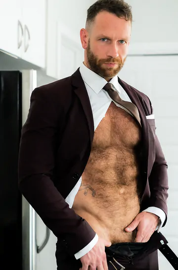 Guys in a kitchen fucking