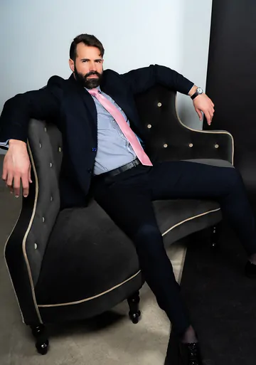 Gay men in suits fucking