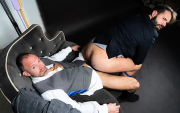 Gay men in suits fucking