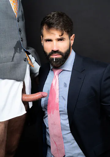 Gay men in suits fucking