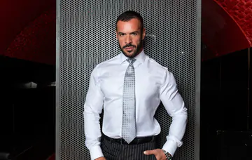 Business men having gay sex