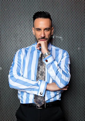 Business men having gay sex