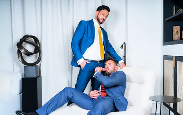 Man getting rimmed and fucked