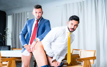 Man getting rimmed and fucked