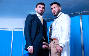 Patient getting the doctors cock