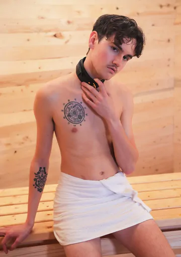 Boss with his sex slaves